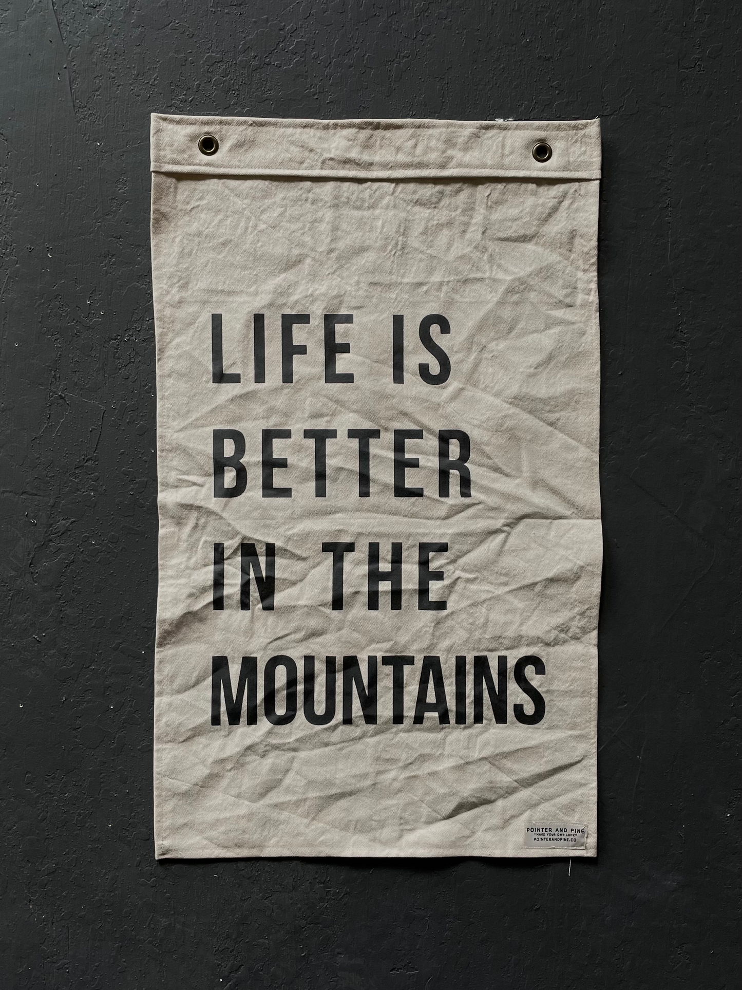 LIFE IS BETTER IN THE MOUNTAINS FLAG