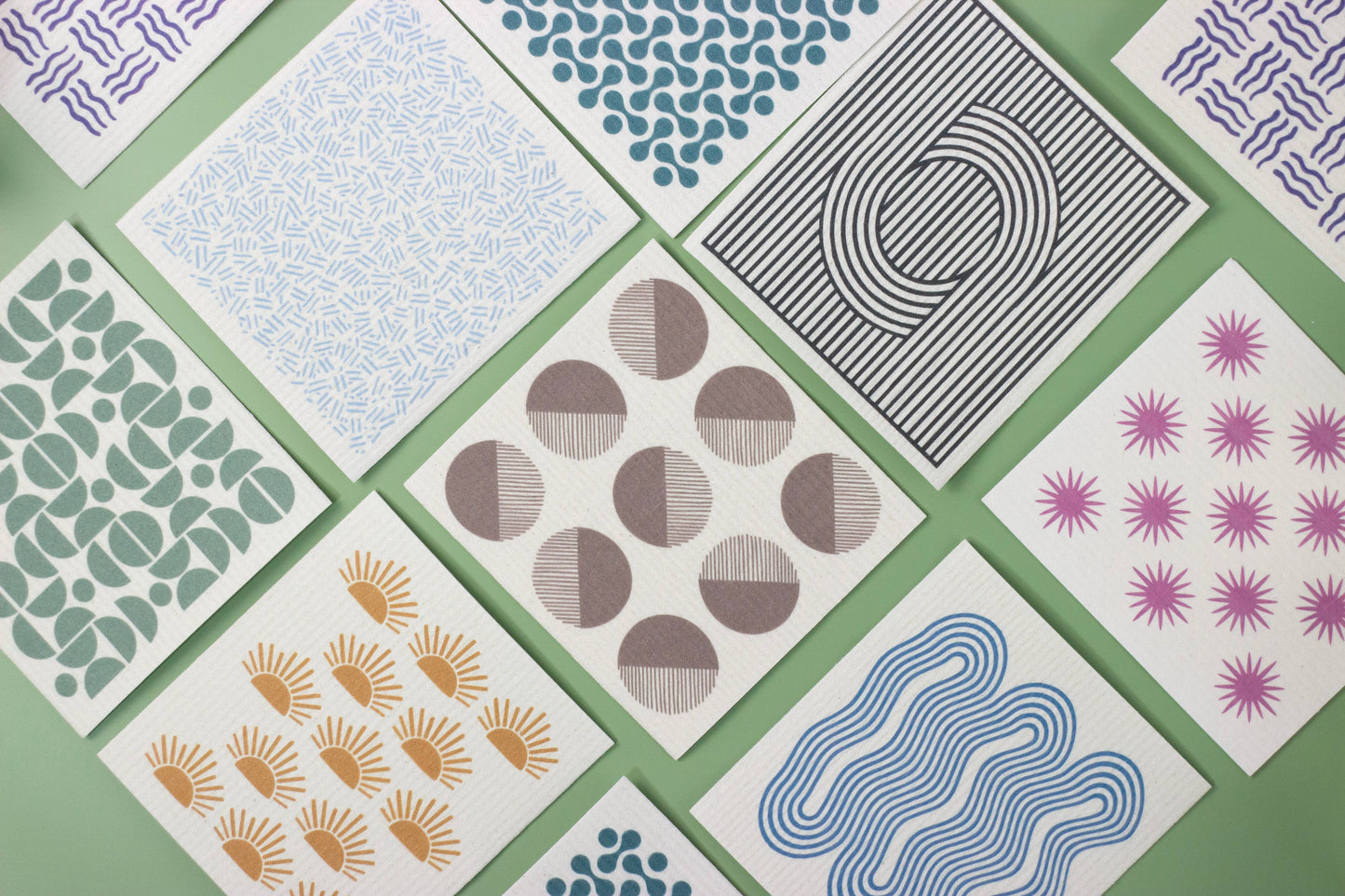 Colbalt Dali - 2pk Swedish Dishcloth