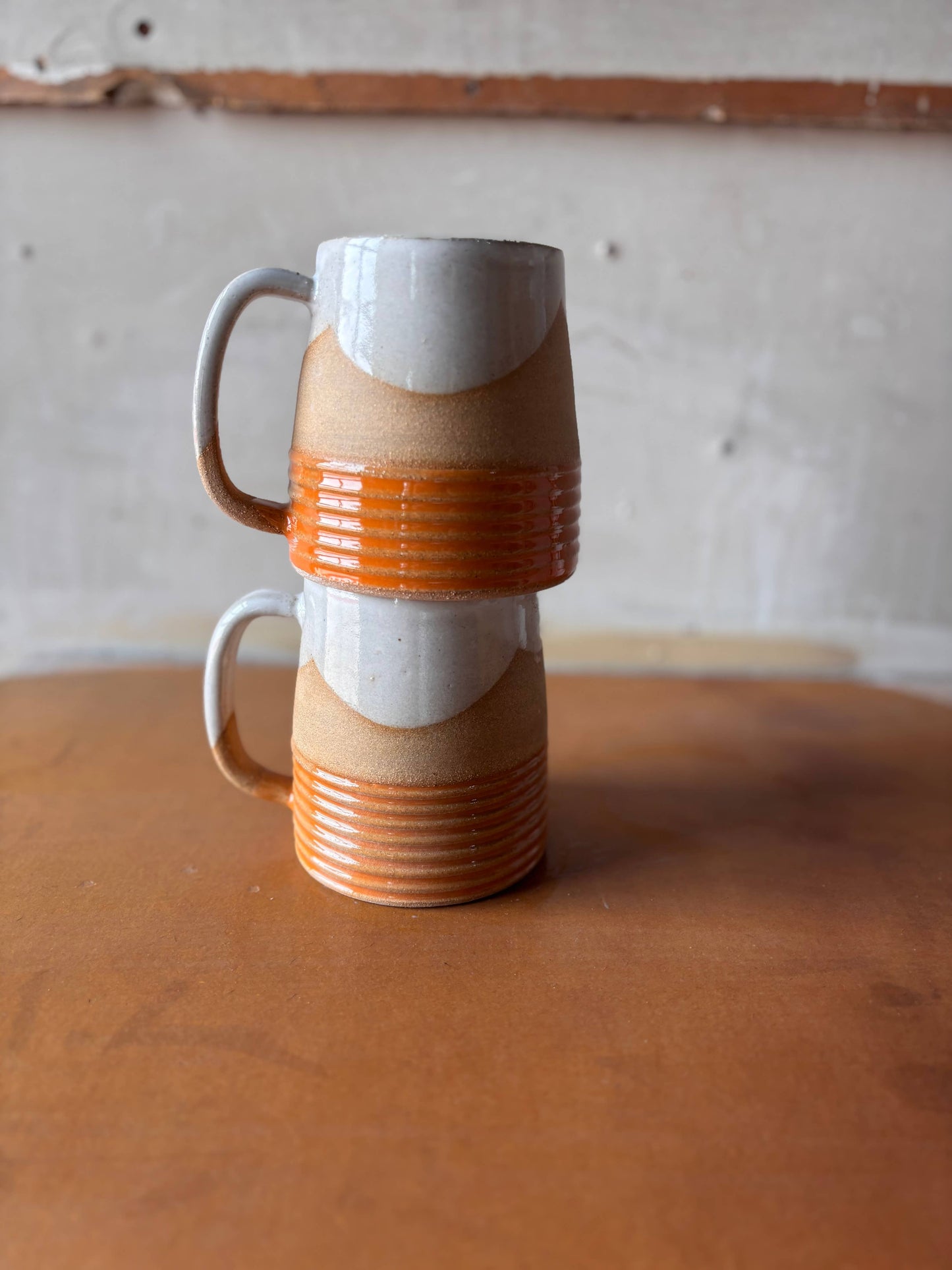 Earth Lines Mug - Handmade Ceramic