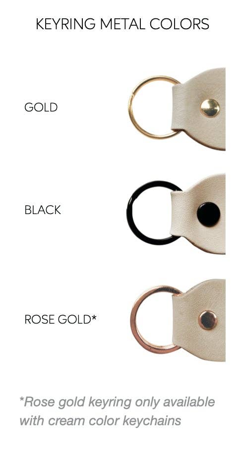 "Love You" Script Keychain