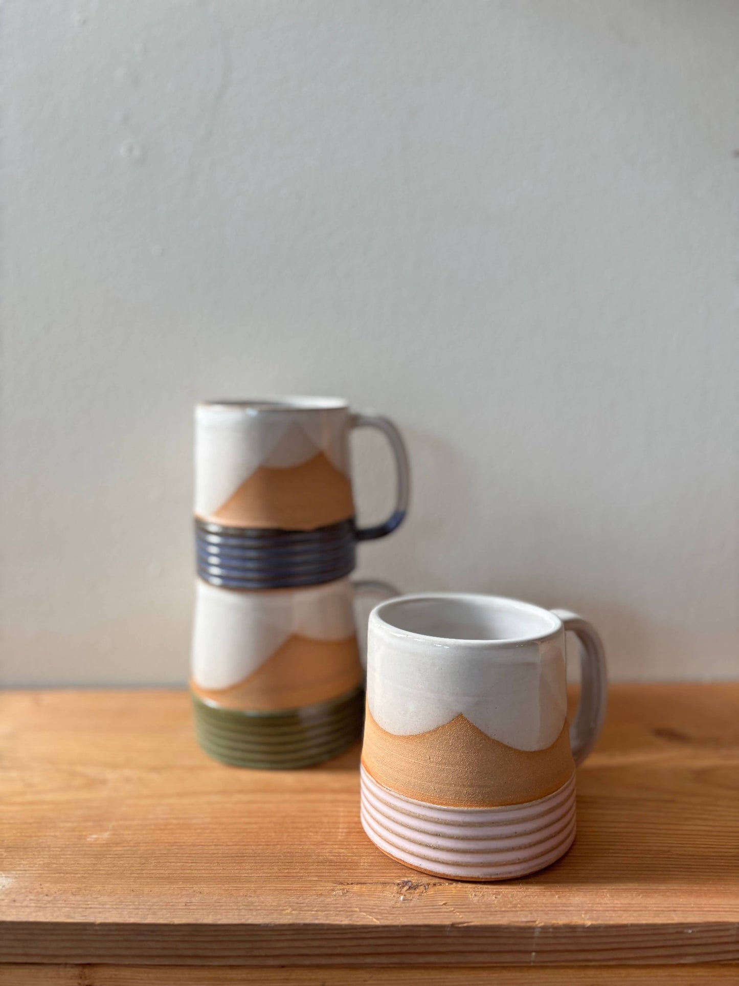 Earth Lines Mug - Handmade Ceramic