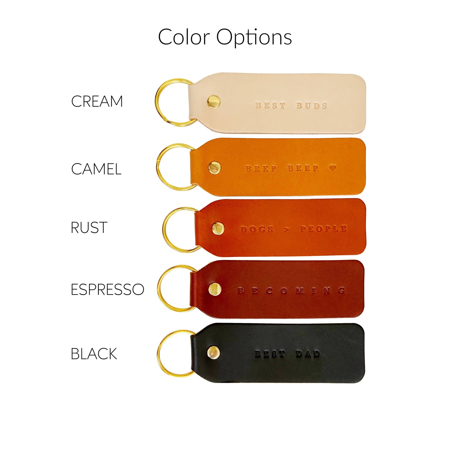 "Love You" Script Keychain