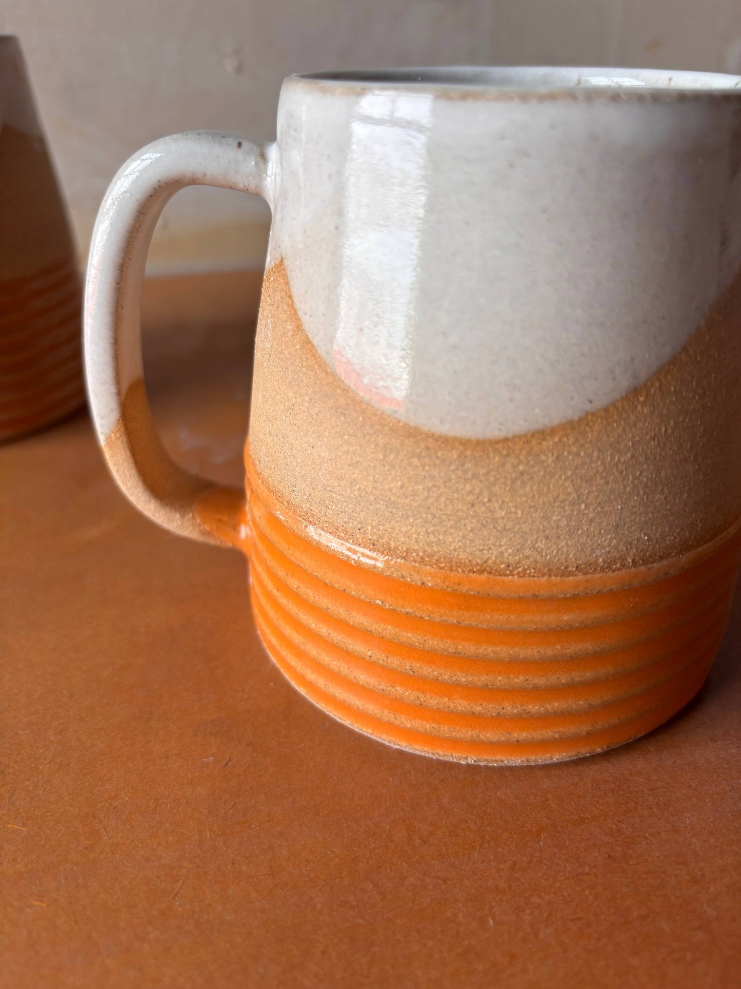 Earth Lines Mug - Handmade Ceramic