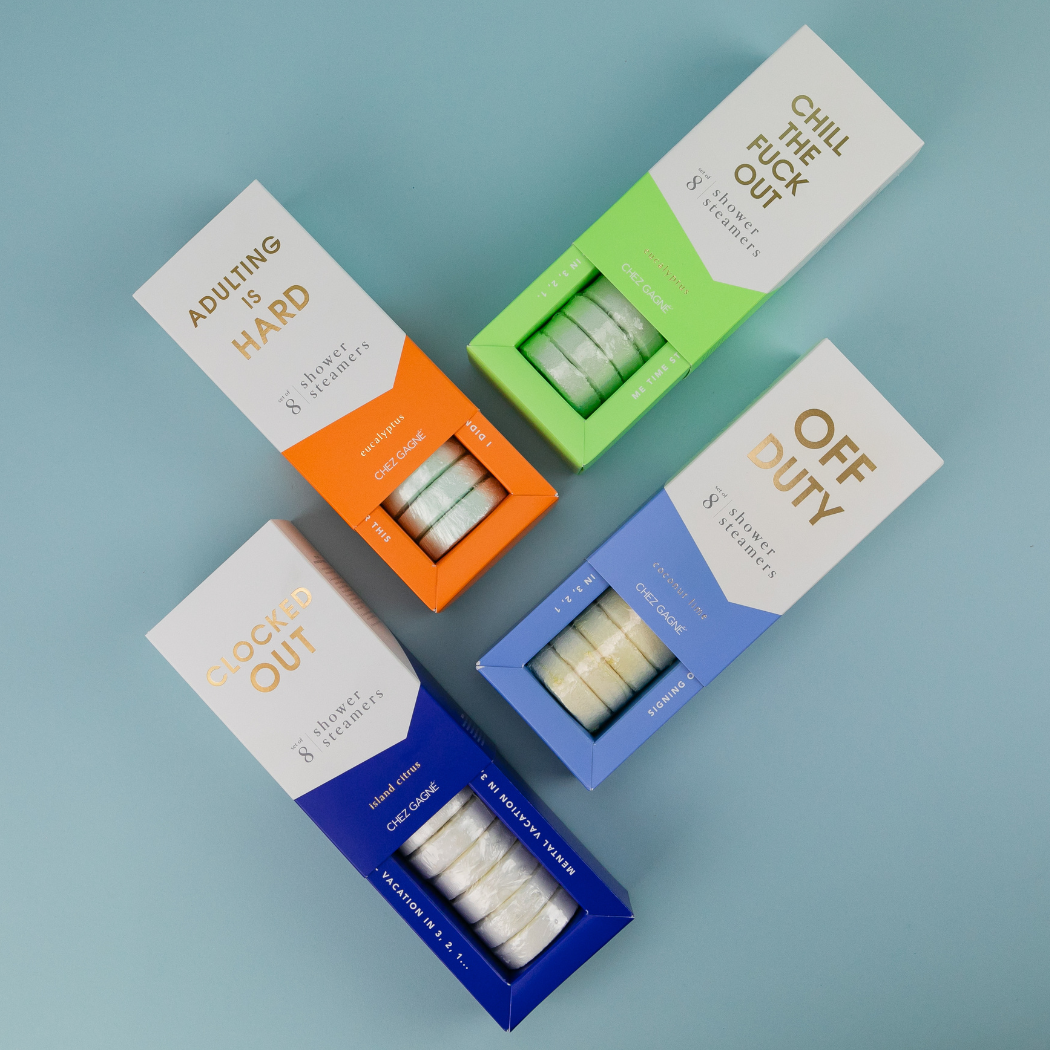 Adulting is Hard - Aromatherapy Shower Steamers - Eucalyptus - Set of 8