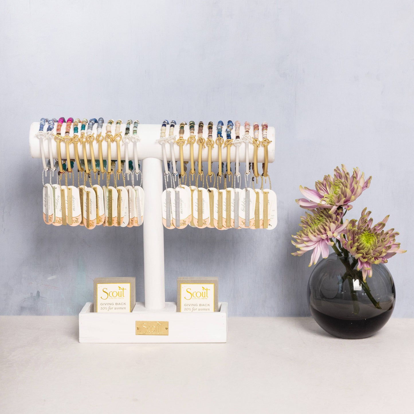 Hidden Message Bracelet - Strong/Opalite/Silver