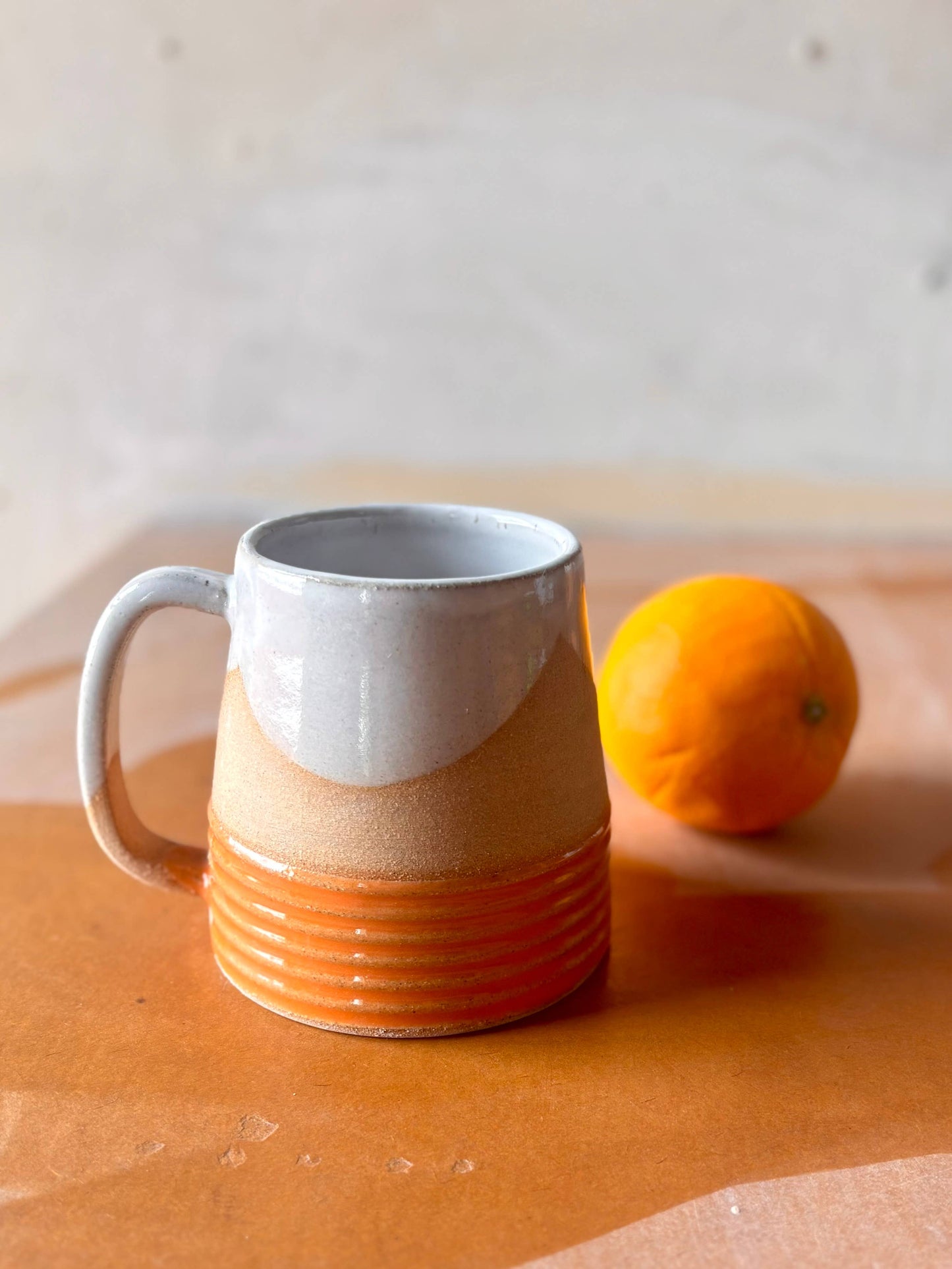 Earth Lines Mug - Handmade Ceramic