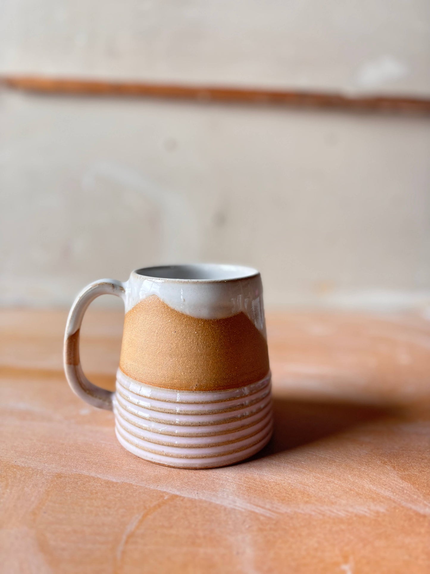 Earth Lines Mug - Handmade Ceramic