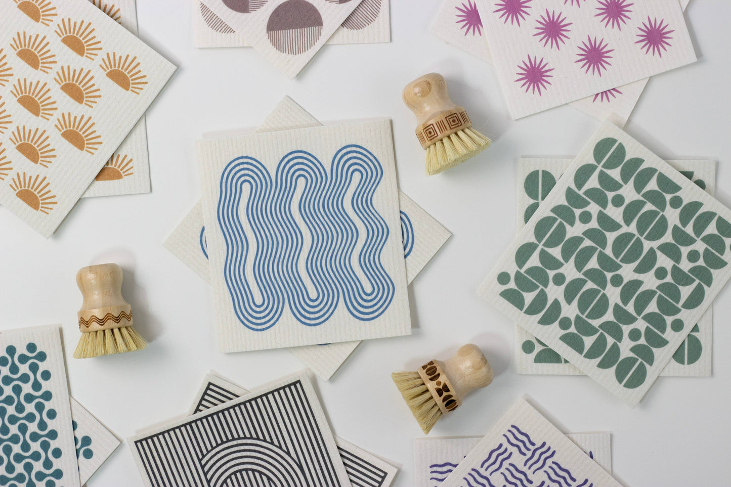 Colbalt Dali - 2pk Swedish Dishcloth