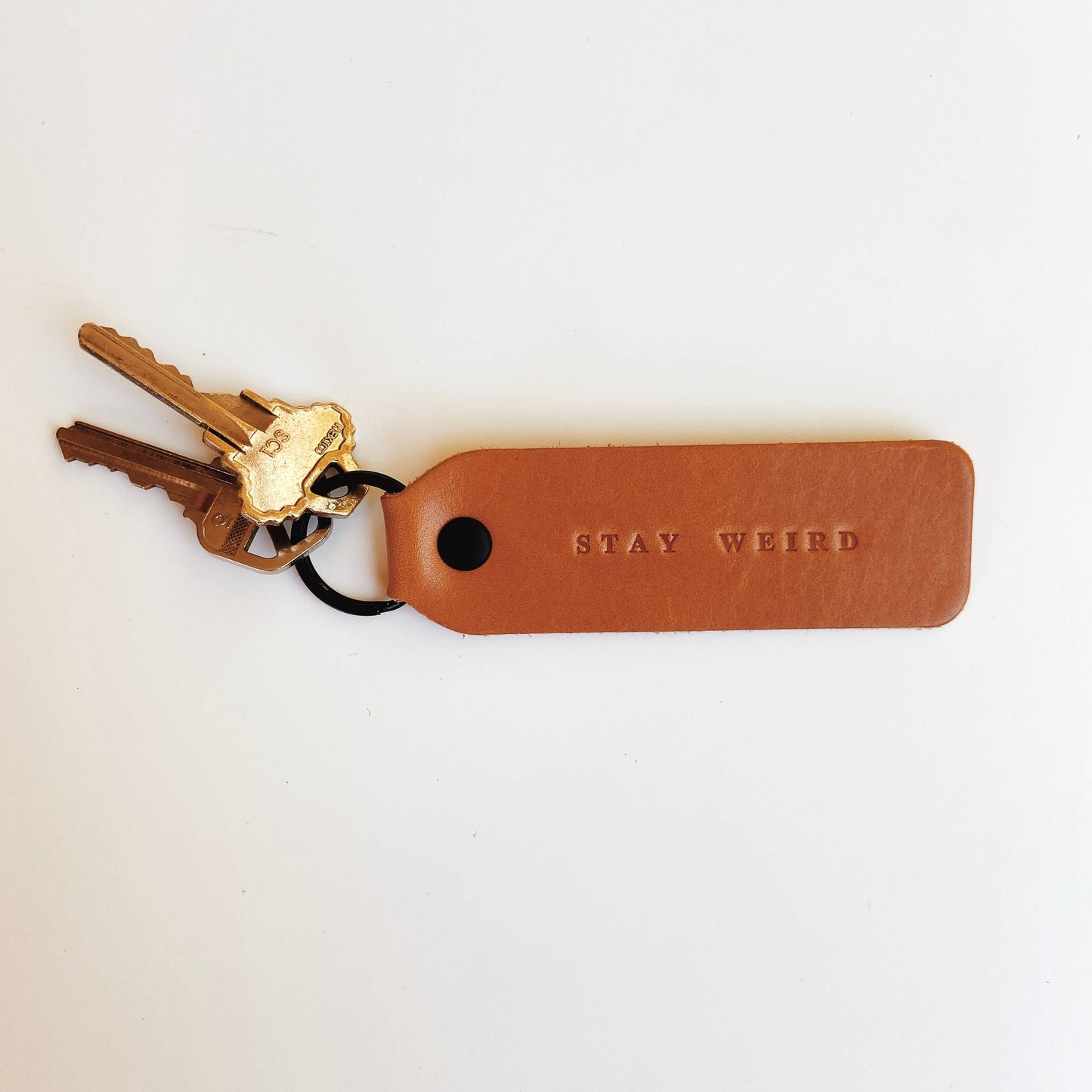 "Stay Weird" Keychain