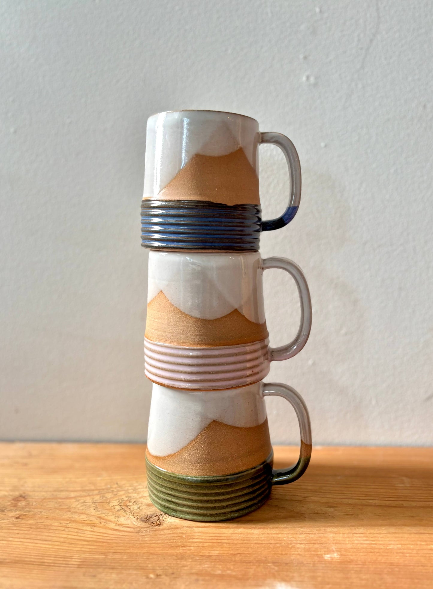 Earth Lines Mug - Handmade Ceramic