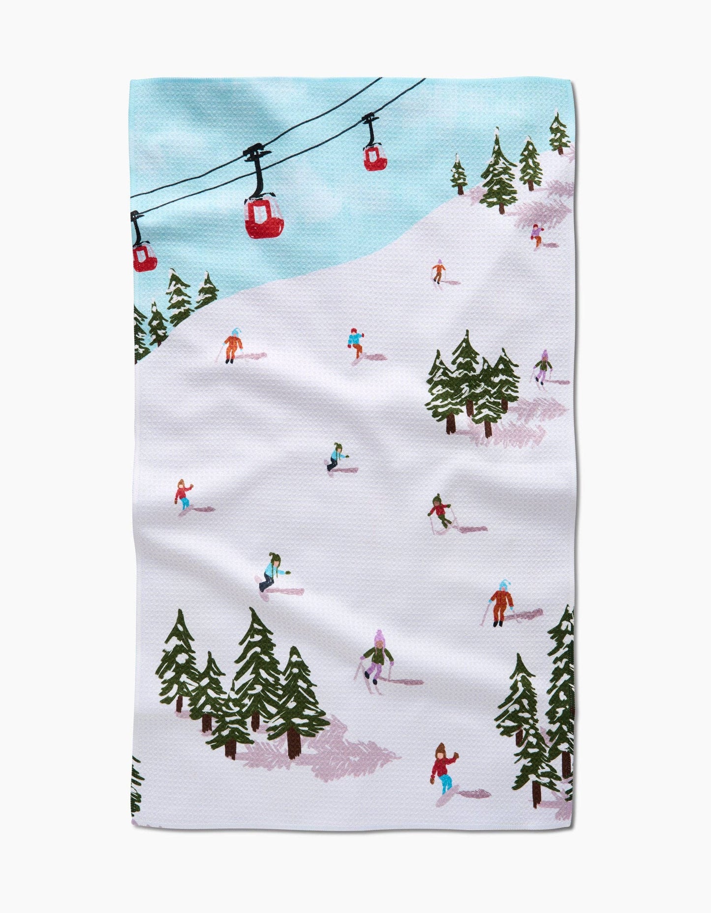 Winter Skiing Trip Towel