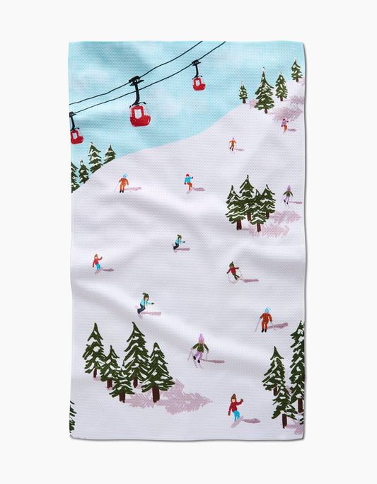 Winter Skiing Trip Towel
