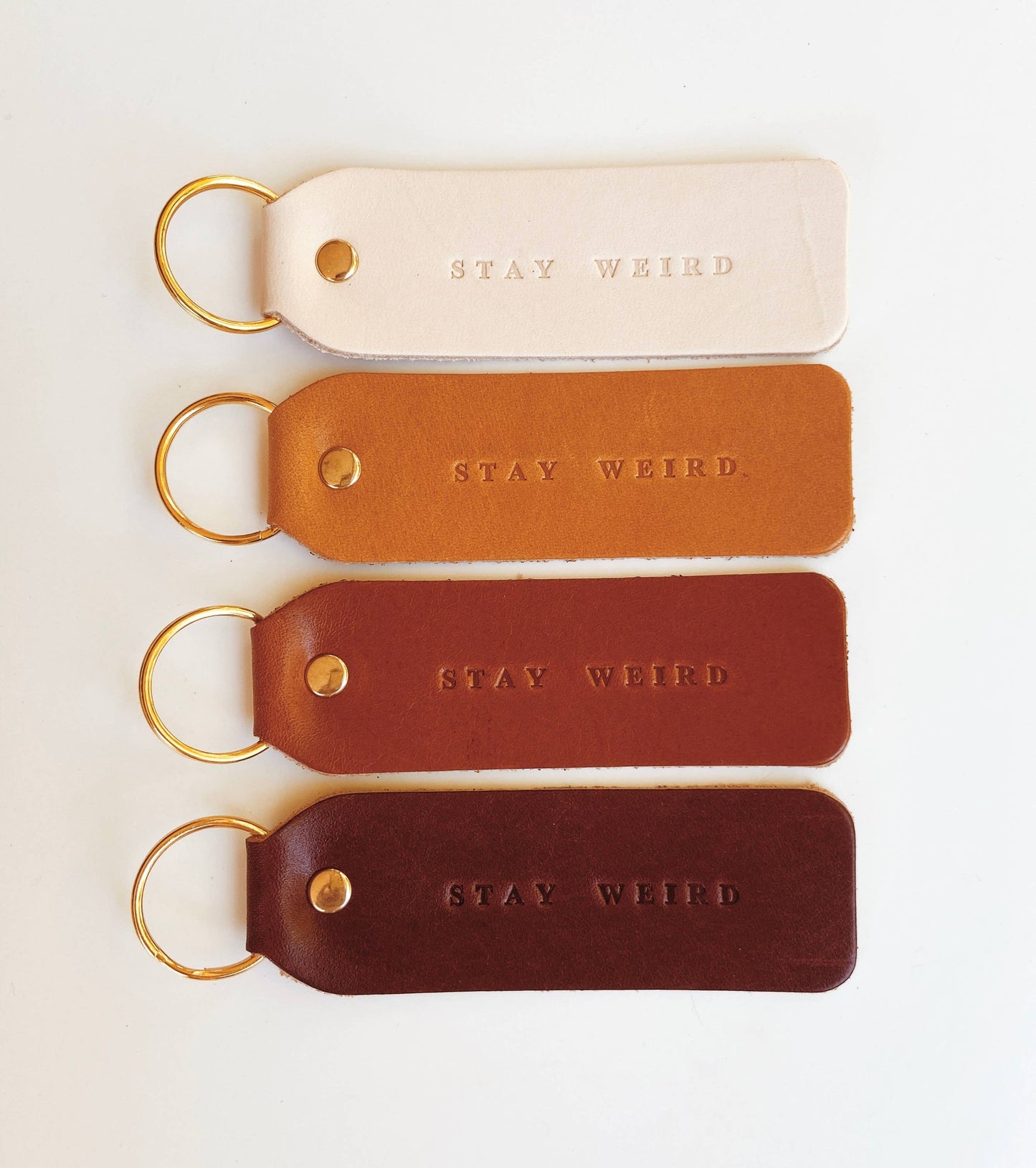 "Stay Weird" Keychain