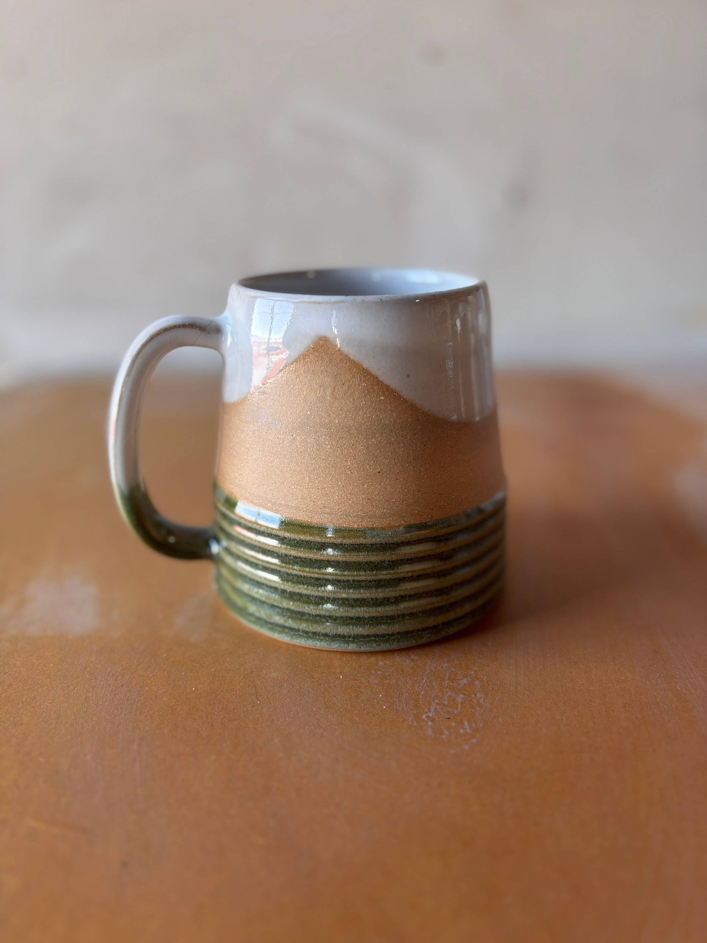 Earth Lines Mug - Handmade Ceramic