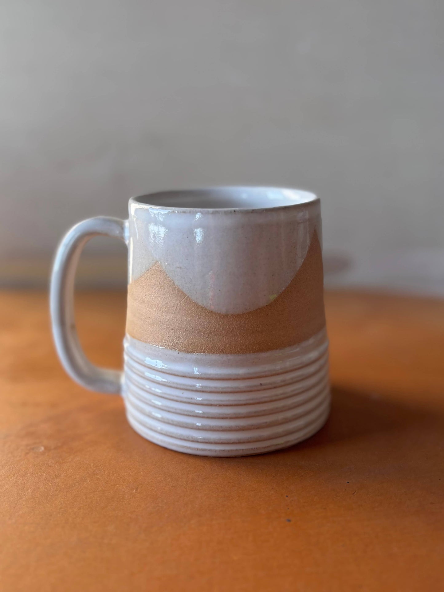 Earth Lines Mug - Handmade Ceramic