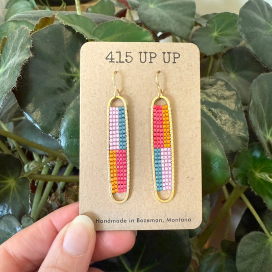 Color Blocks Earrings