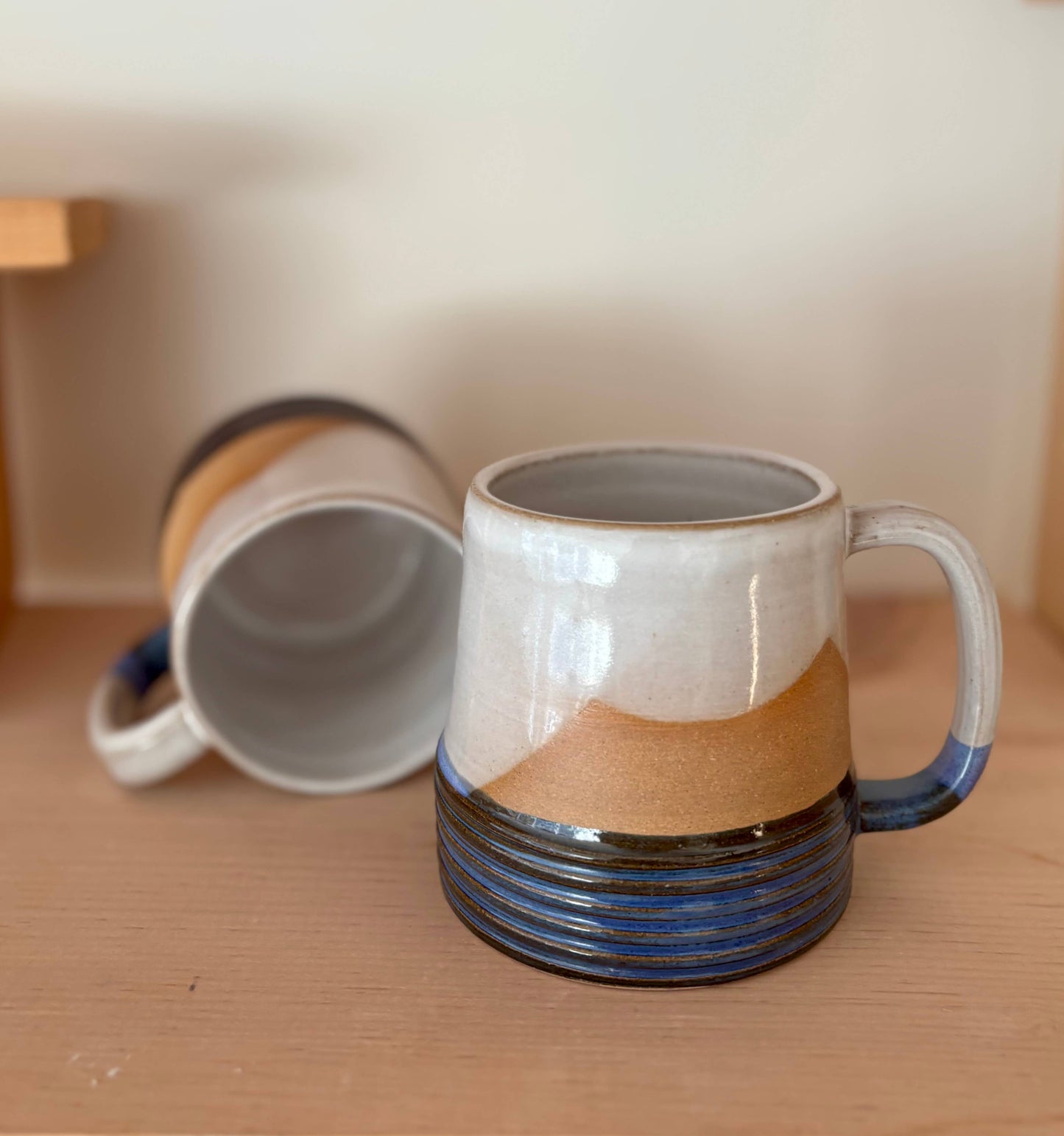 Earth Lines Mug - Handmade Ceramic
