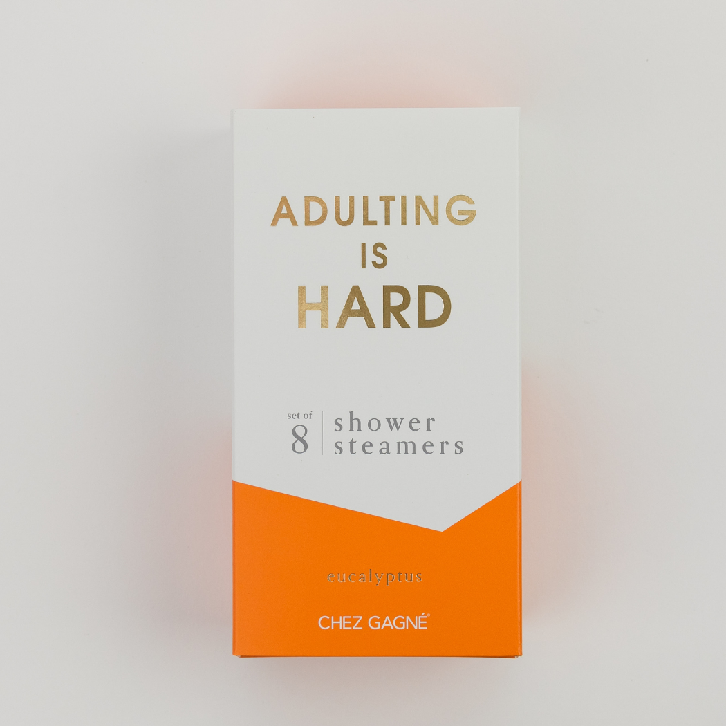 Adulting is Hard - Aromatherapy Shower Steamers - Eucalyptus - Set of 8