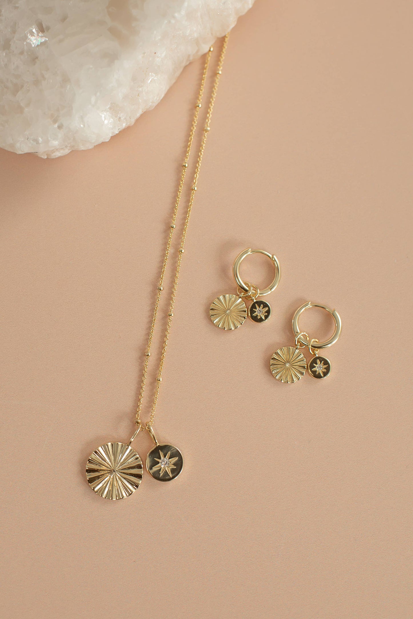 Lumi North Charm Huggie Earring