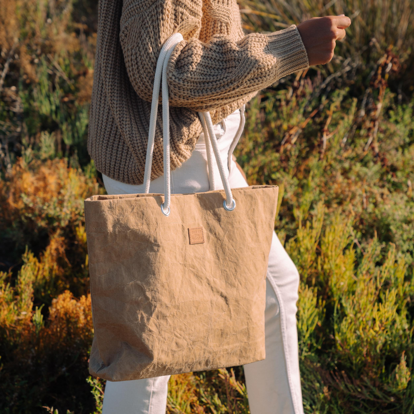 Pure Cord Shopper, Reusable Tote Bag
