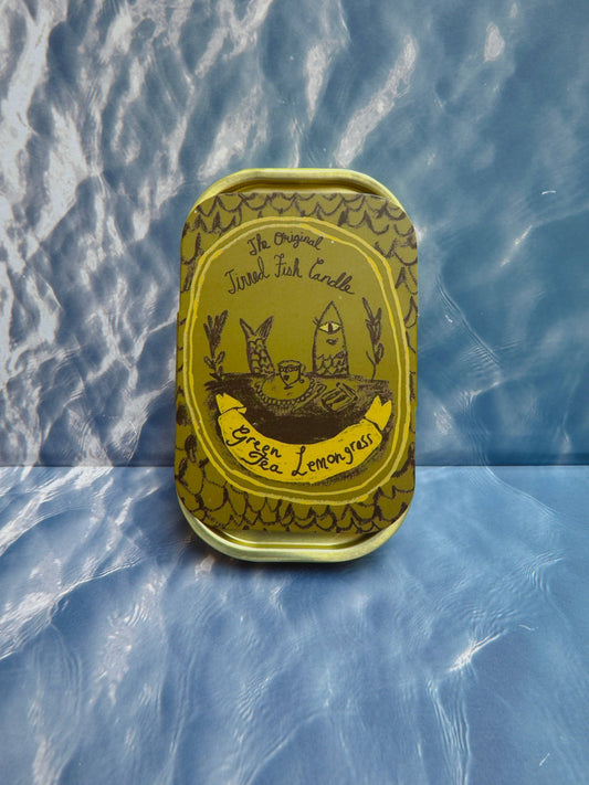 Tinned Fish Candle - Green Tea & Lemongrass