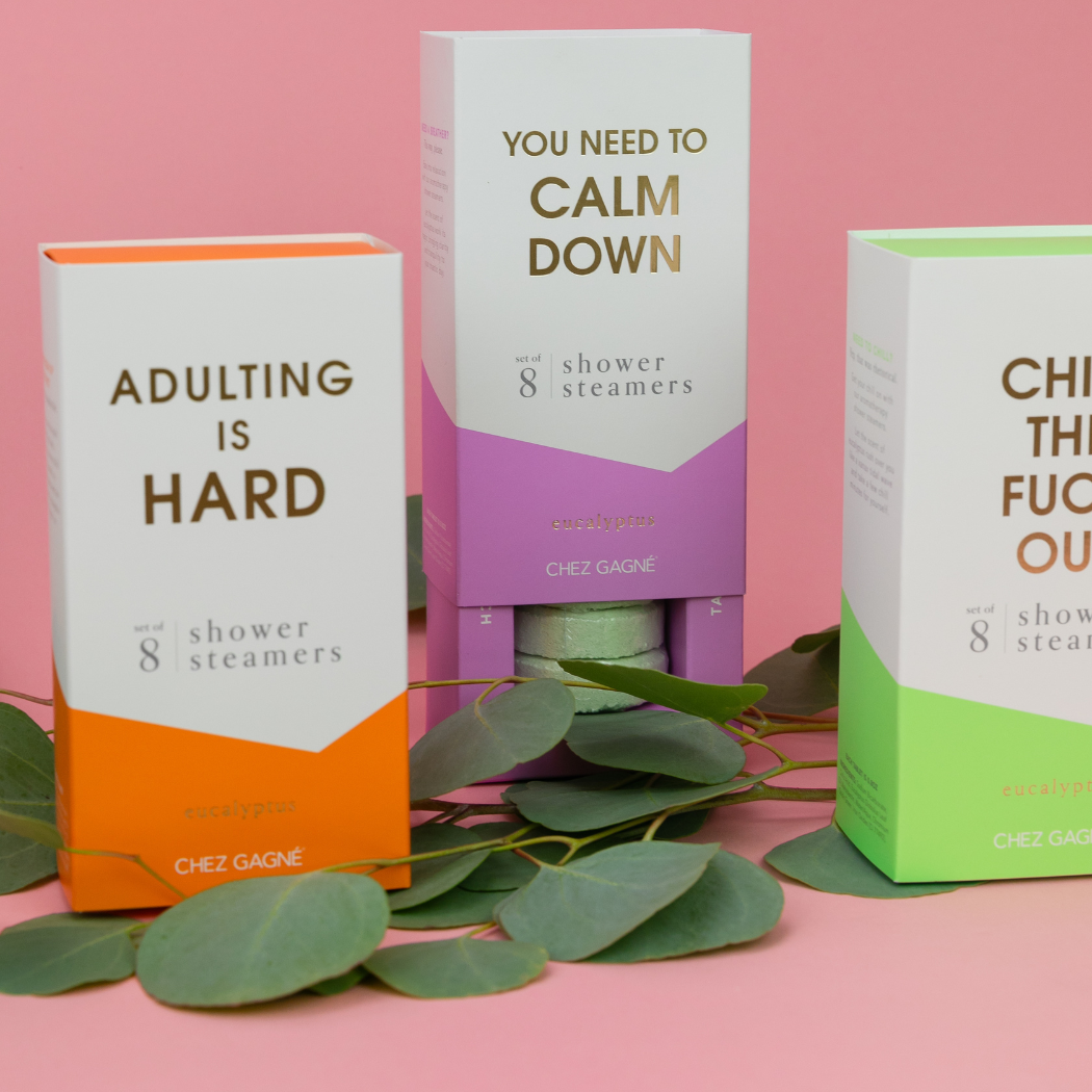 Adulting is Hard - Aromatherapy Shower Steamers - Eucalyptus - Set of 8