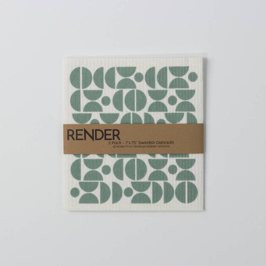 Geo Boho - 2pk Swedish Dishcloth