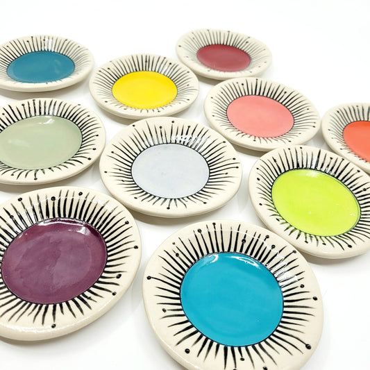 Hand made ceramic trinket tray